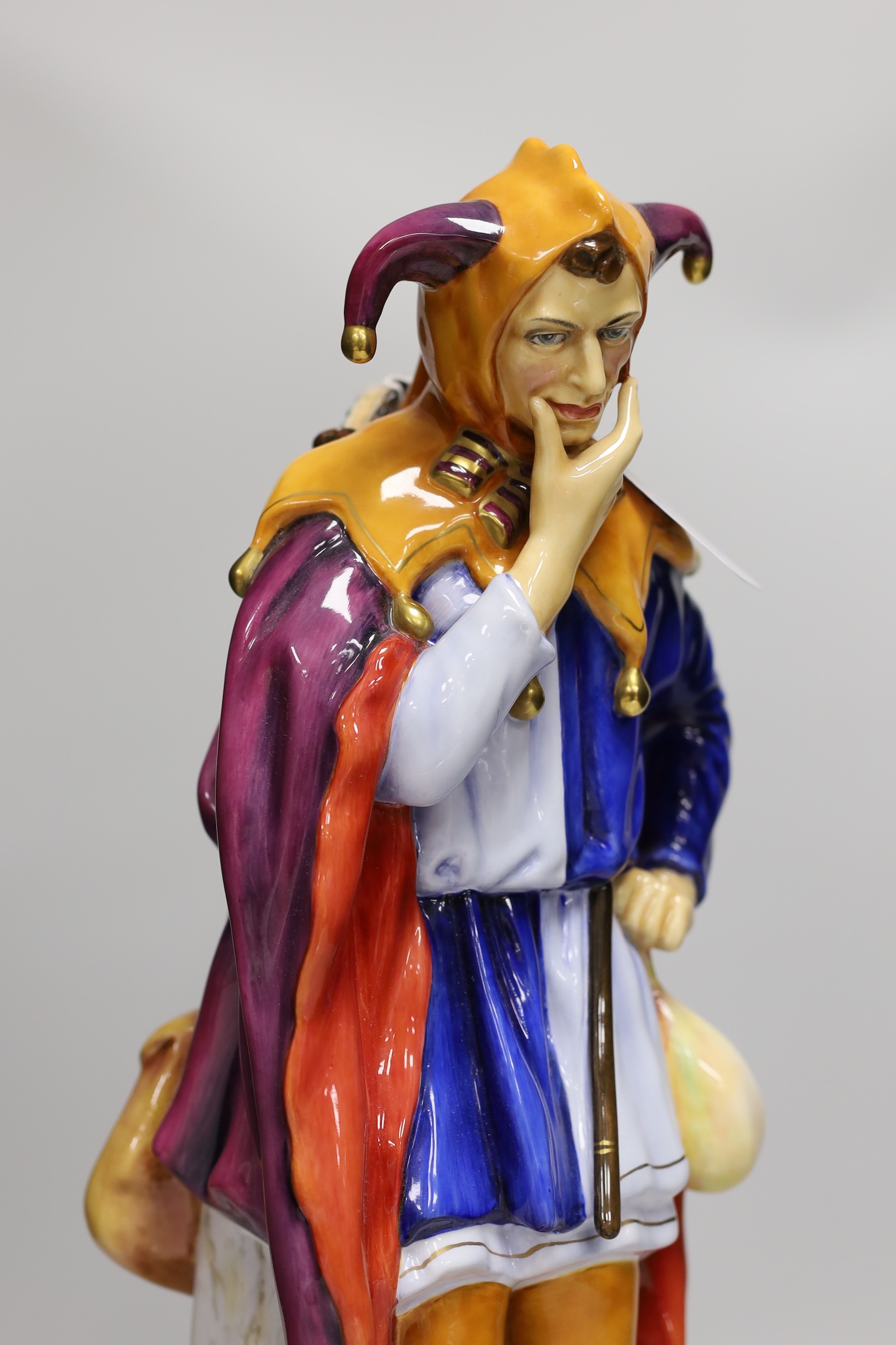 A large Royal Doulton limited edition Prestige figure Jack Point, HN 3920, number 37/250, signed D Smith ‘97, 42.5cm high
